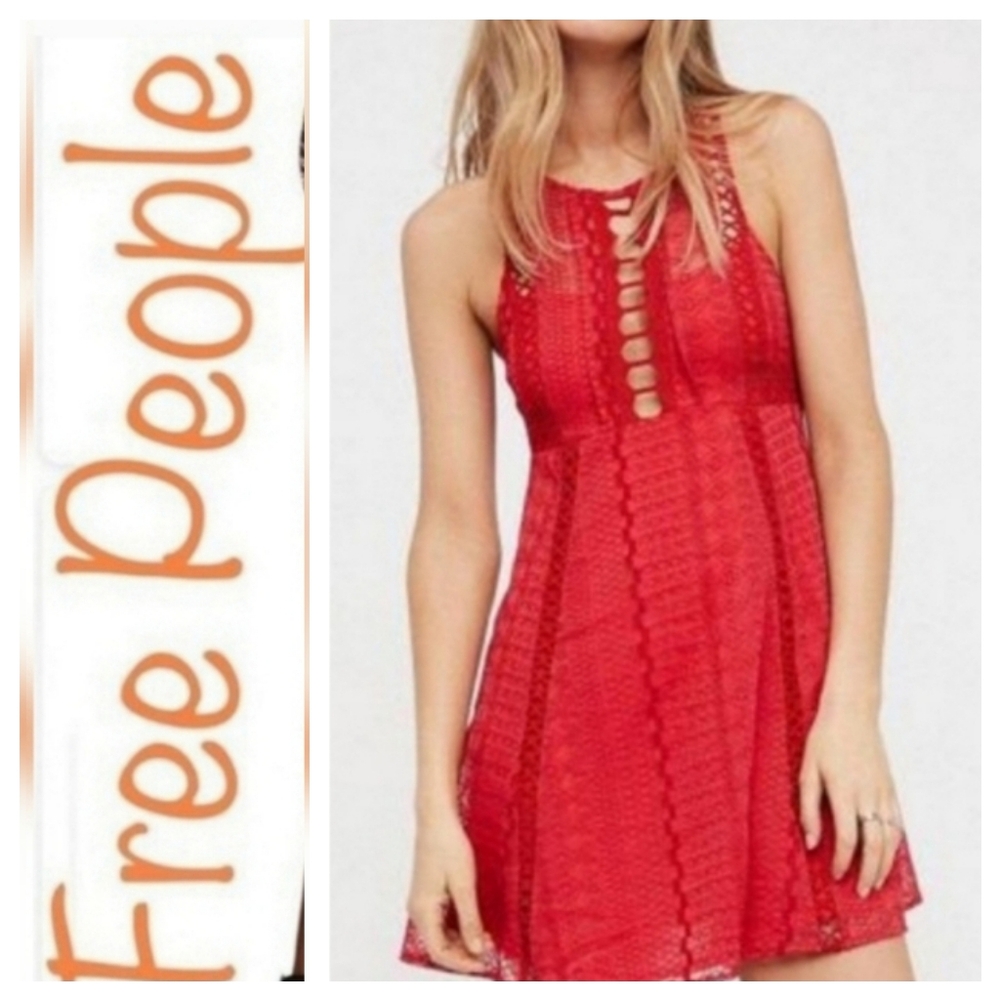 Free People Red Dress